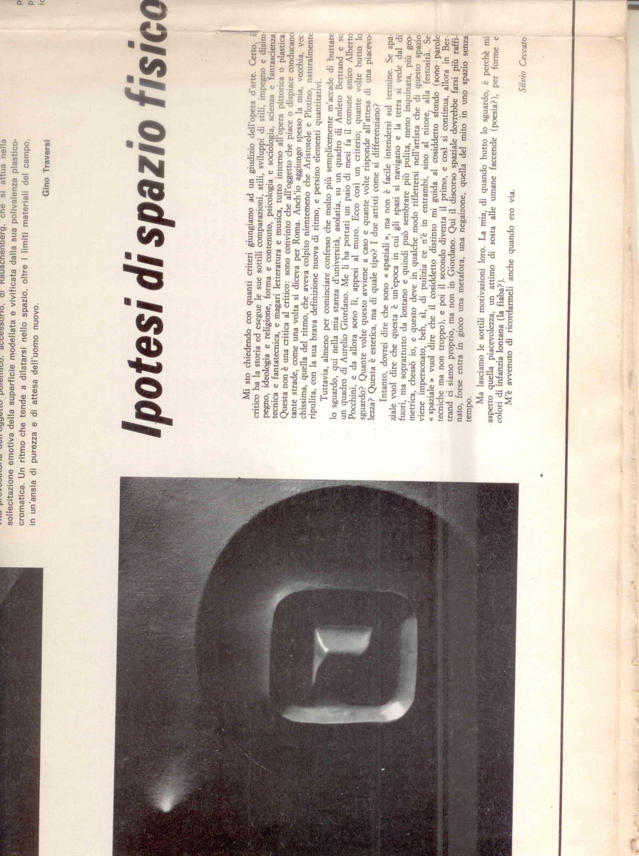 da Riv. Uomo e Immagini, Mostra di A. Bertrand, testo critico di Silvio Ceccato, Milano 1973