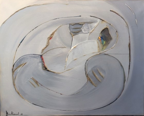 Quadro Reinvenzione Liberty Olio su tela - Amleto Bertrand