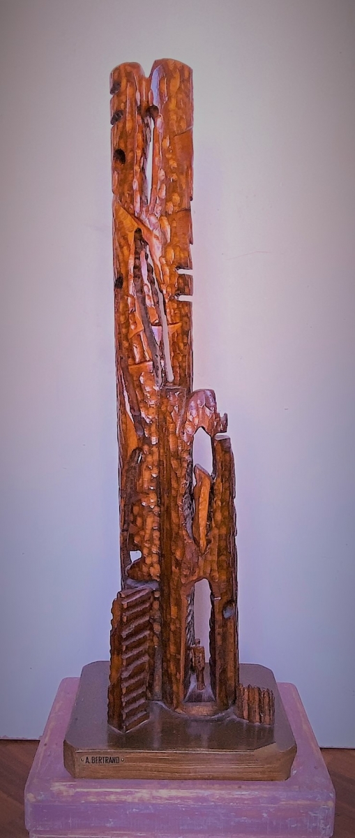Quadro Cattedrale legno - Amleto Bertrand