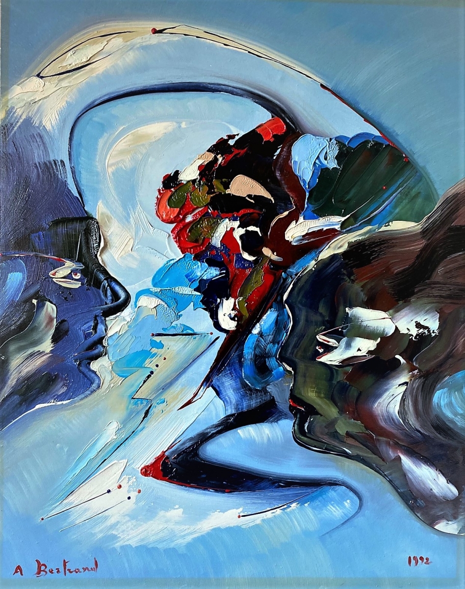 Quadro Incontro con la materia Olio su tela - Amleto Bertrand