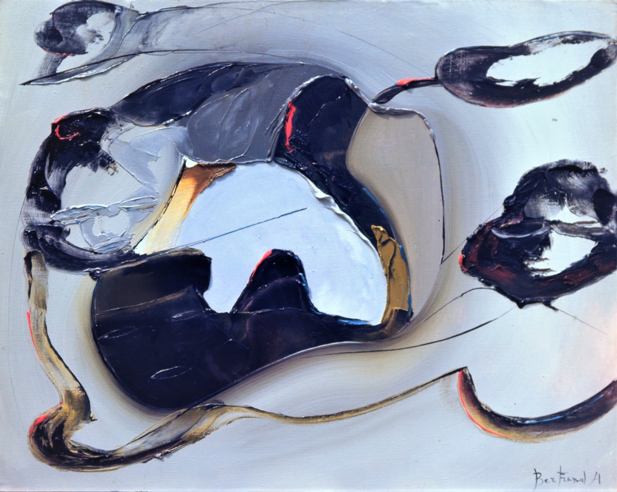Quadro Movimento Olio su tela - Amleto Bertrand