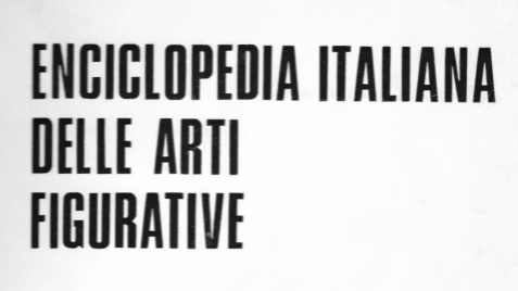 Enciclopedia italiana delle arti figurative
